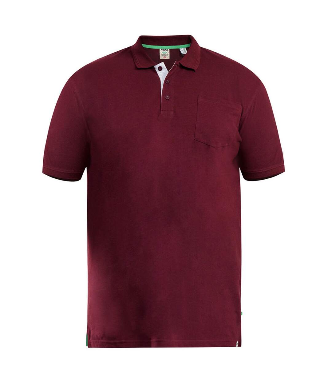 Polo d555 grant homme bordeaux Duke-1