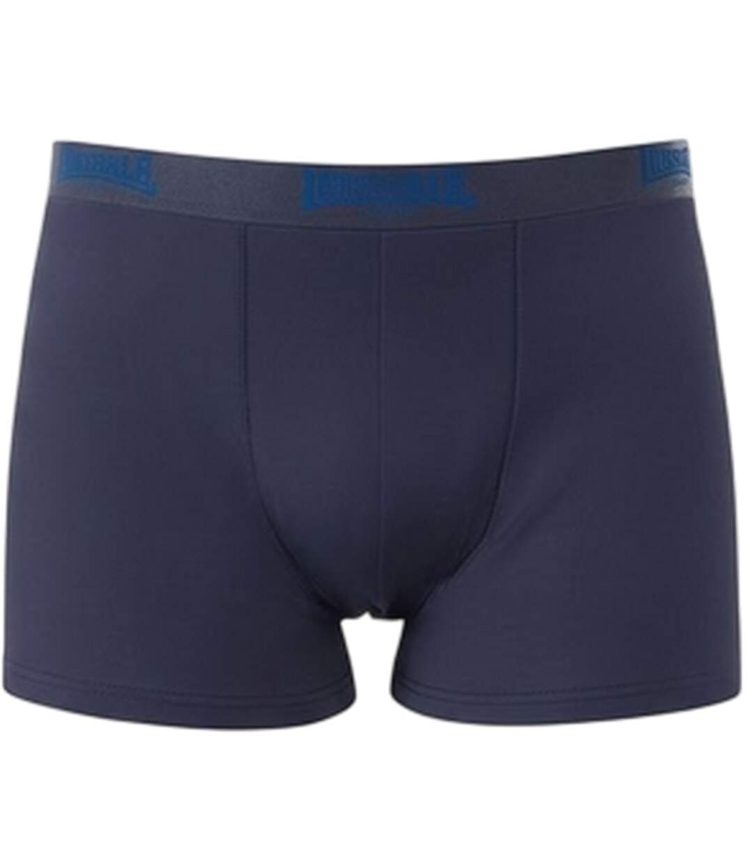 Lot De 2  Boxers Motif/style Camouflage Homme Bleu Marine Lonsdale-4