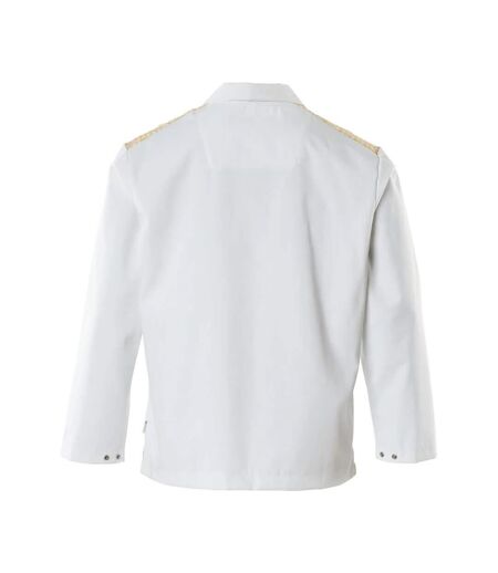 S Blanc Marron Jaune Or Mascot