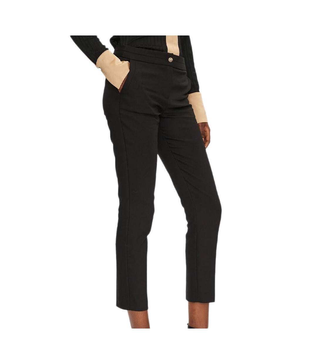 Pantalon noir femme morgan city-1