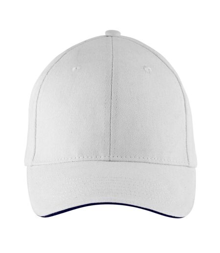 SOLS - Casquette de baseball BUFFALO - Unisexe (Blanc/bleu marine) - UTPC372