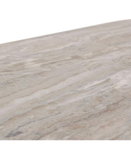 Console design effet marbre TUSCO - Noir
