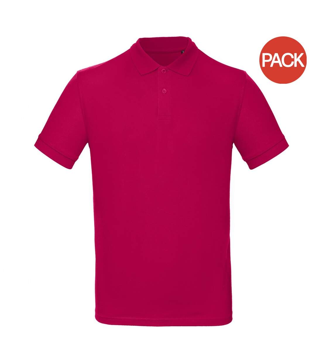 Polos homme fuchsia B&C-1