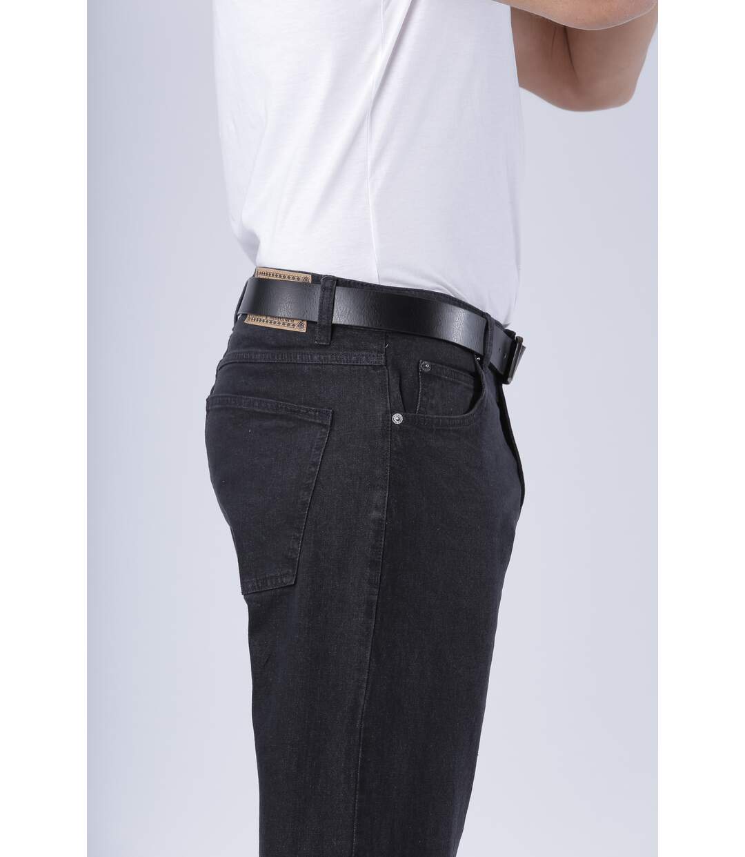 Jean Stretch Regular Noir-5