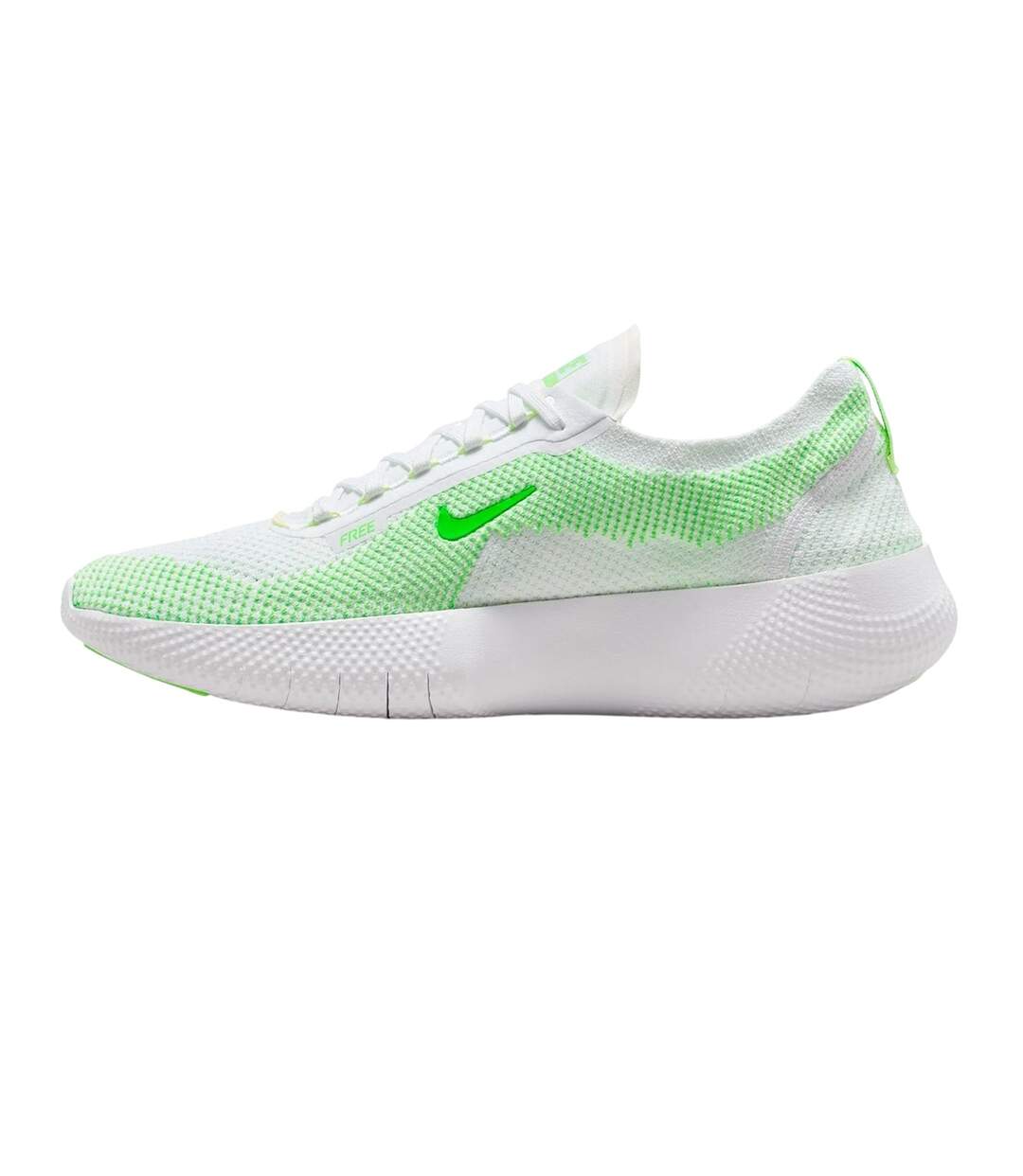 Baskets Free Homme Blanc Vert Nike-3