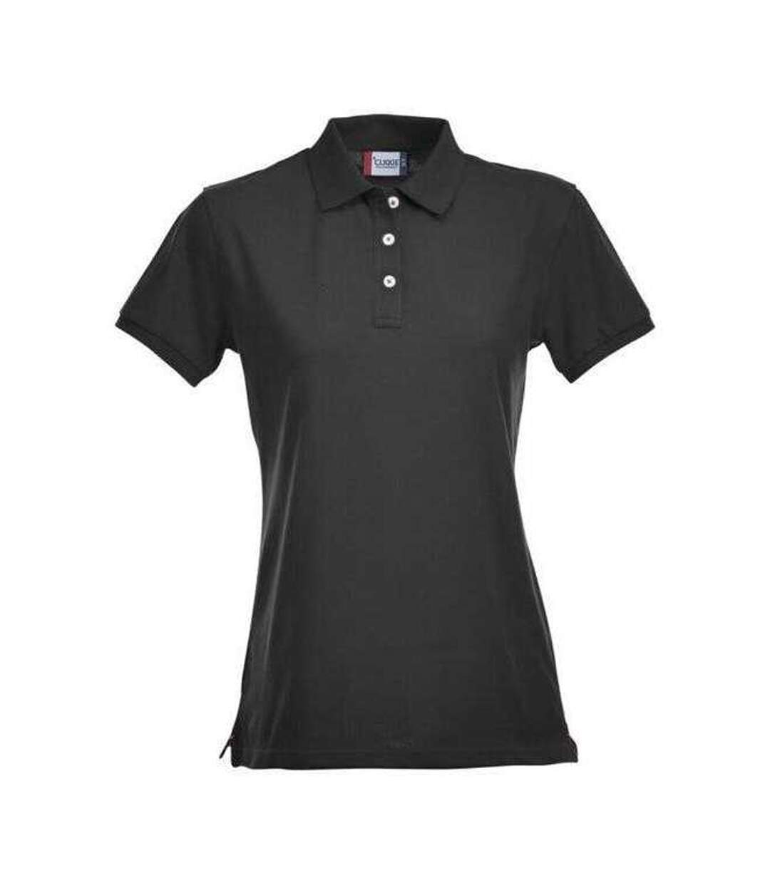 Polo Premium Femme Noir Clique-1