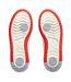 Womens/ladies Leather Chunky Platform Trainers White Cherry Asics-3