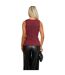 Gilet Motif/style Fines Rayures Femme Bordeaux AX Paris-3