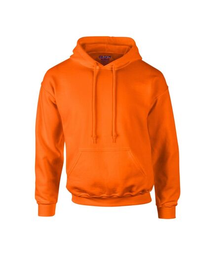 Sweat À Capuche Adulte Orange Fluo Gildan