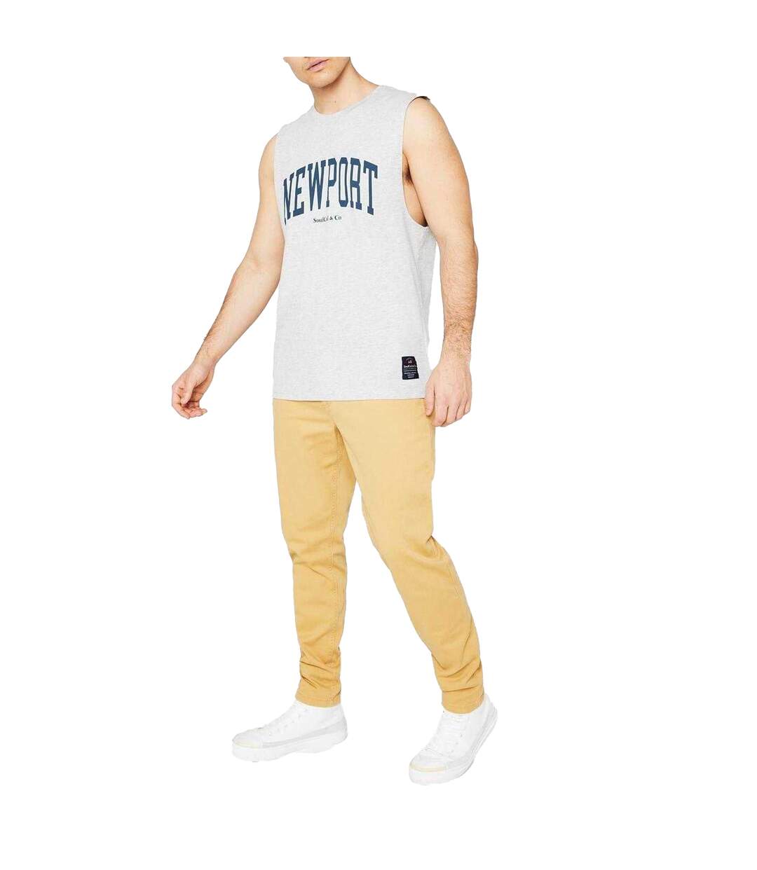 Chino Homme Sable Foncé SoulCal-3