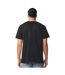 T-shirt Uni Manches Courtes En Coton Homme Noir Gildan-3