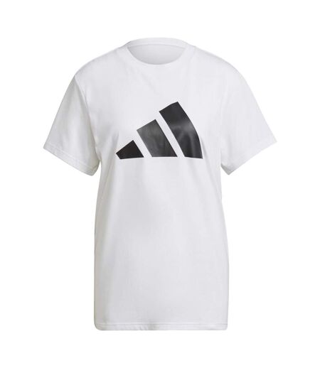 Womens/ladies future icons logo t-shirt white Adidas