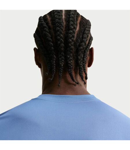 T-shirt Motif/style Swoosh Homme Bleu Indigo Gris Bleu Foncé Nike