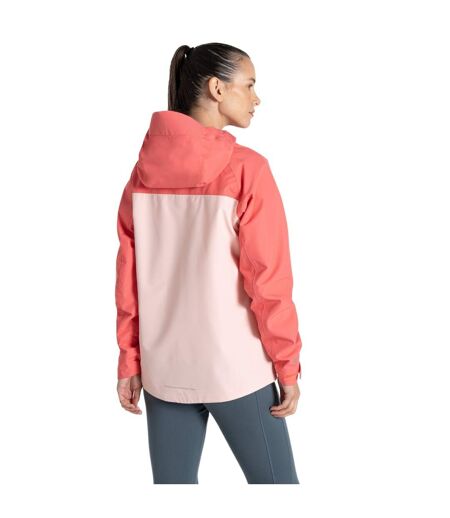 Veste imperméable vanth femme corail foncé / rose pêche Craghoppers