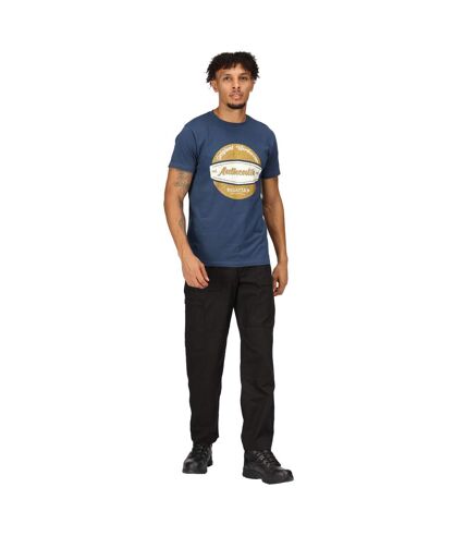 Regatta Mens Original Workwear Cotton T-Shirt (Dark Denim) - UTRG9458