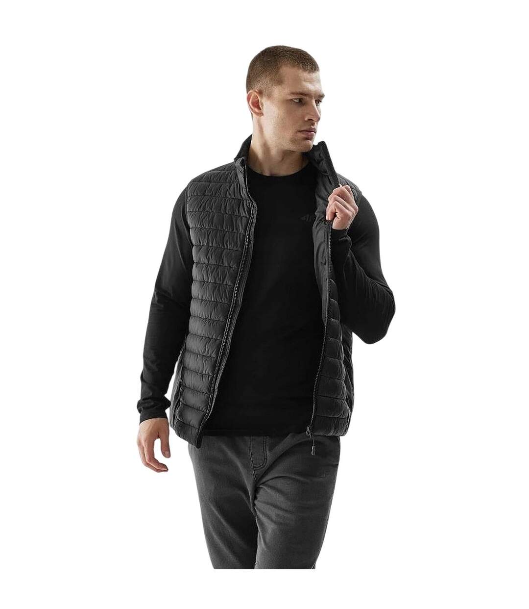 Veste Sans Manches M062 Homme Noir 4F-4