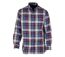 Chemise à carreaux manches longues en Coton gratté CH2026-1