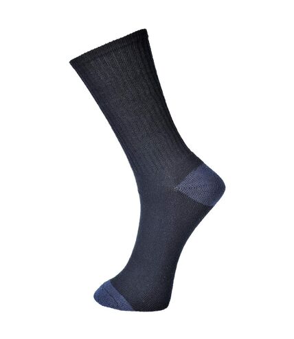 Portwest Unisex Adult Cotton Classic Socks (Black) - UTPW735