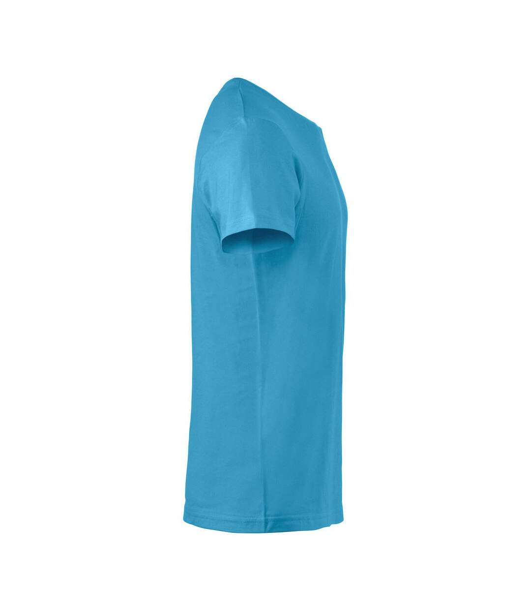 Mens Basic T-shirt Turquoise Clique-4