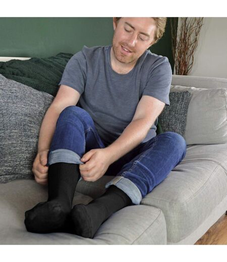 4 Pack Extra Wide Non Elastic Bamboo Diabetic Socks