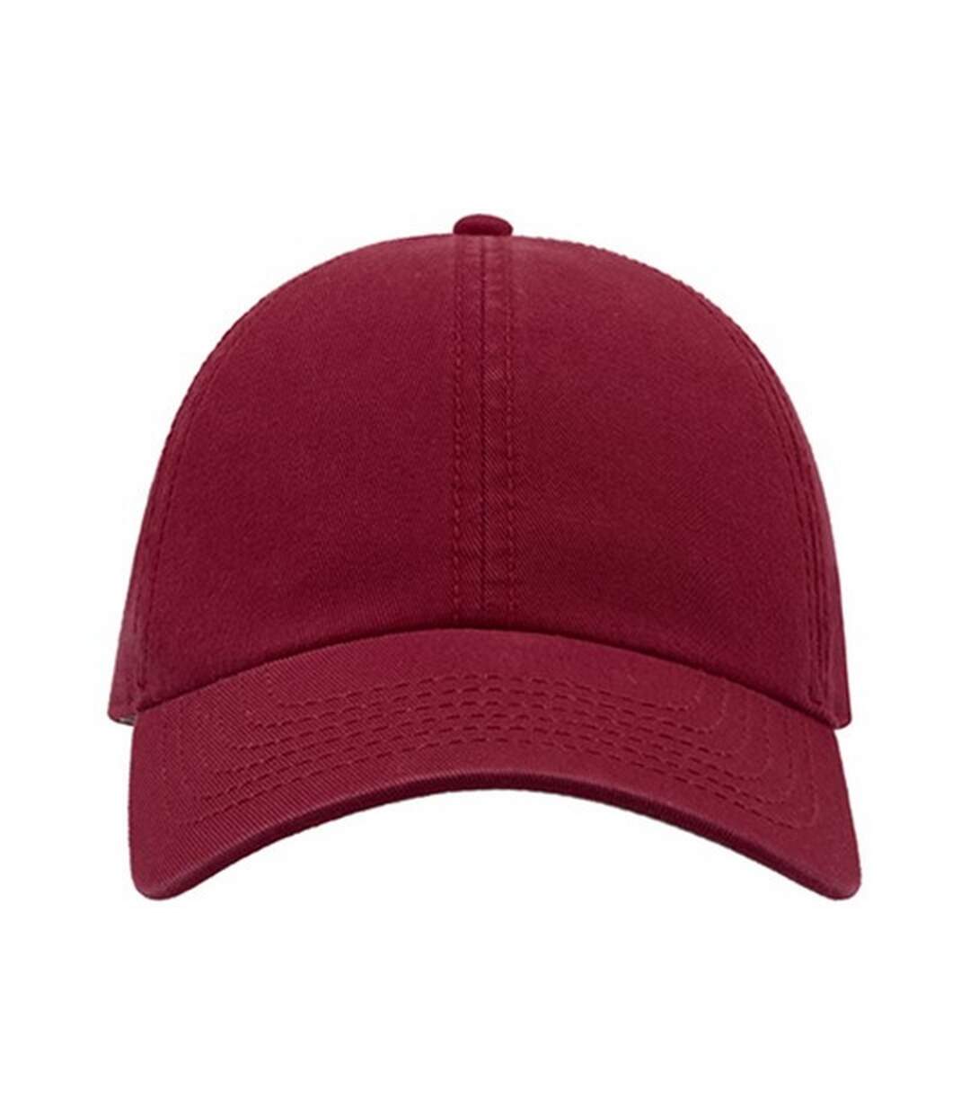 Casquette 6 panneaux action mixte bordeaux Atlantis-4