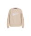 Sweat Motif/style Logo Brodé Femme Blanc Cassé Guess-1