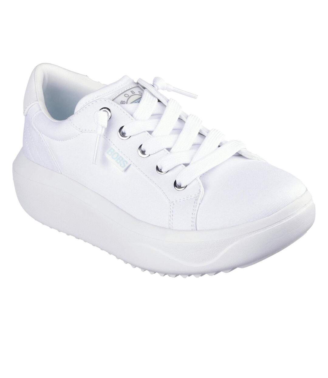 Baskets Popupsmax Femme Blanc Skechers-4