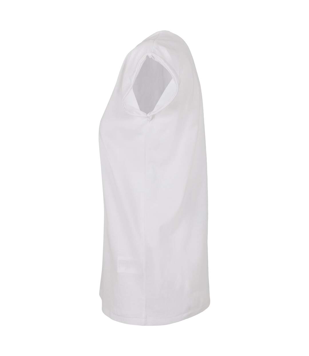 T-shirt Femme Blanc Build Your Brand-3