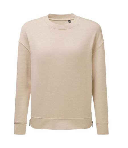Womens/ladies Recycled Zipped Sweatshirt Nude TriDri