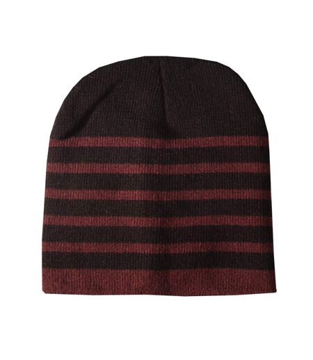 Bonnet Homme Gris Bordeaux Universal Textiles