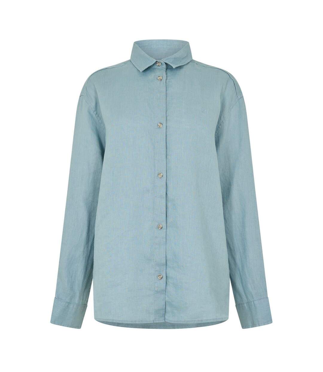 Chemise Manches Longues Femme Bleu Ardoise Clair Timberland-1