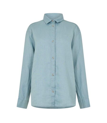 Chemise Manches Longues Femme Bleu Ardoise Clair Timberland