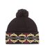 Bonnet à pompon noir femme roxy lizzie-1