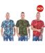 T-shirts Motif/style Camouflage Homme Bleu Vert Rouge Keanu-2
