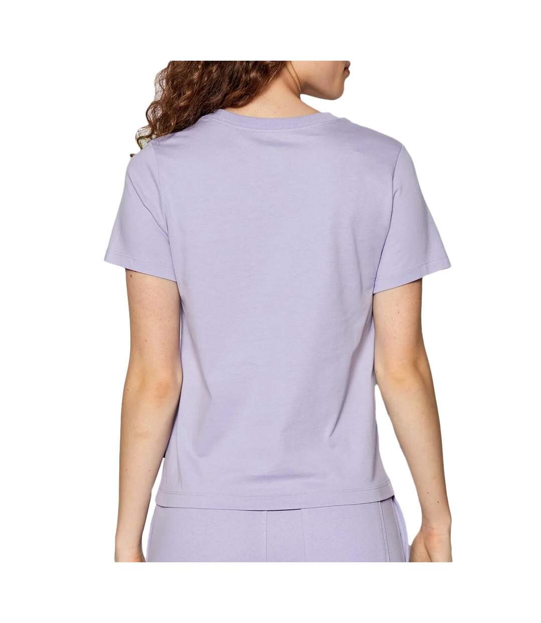 T-shirt Mauve Femme Converse 3219 - M-2