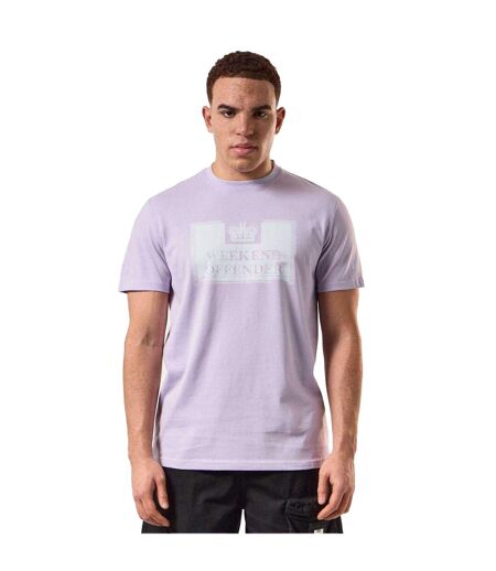 T-shirt Style Graphique Bonpensiero Homme Violet Weekend Offender