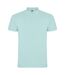 Mens star short-sleeved polo shirt mint Roly