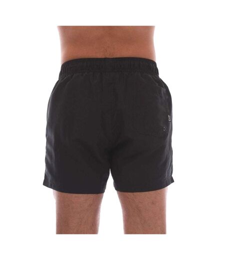 Mens Polyester Swim Shorts Black Emporio Armani EA7