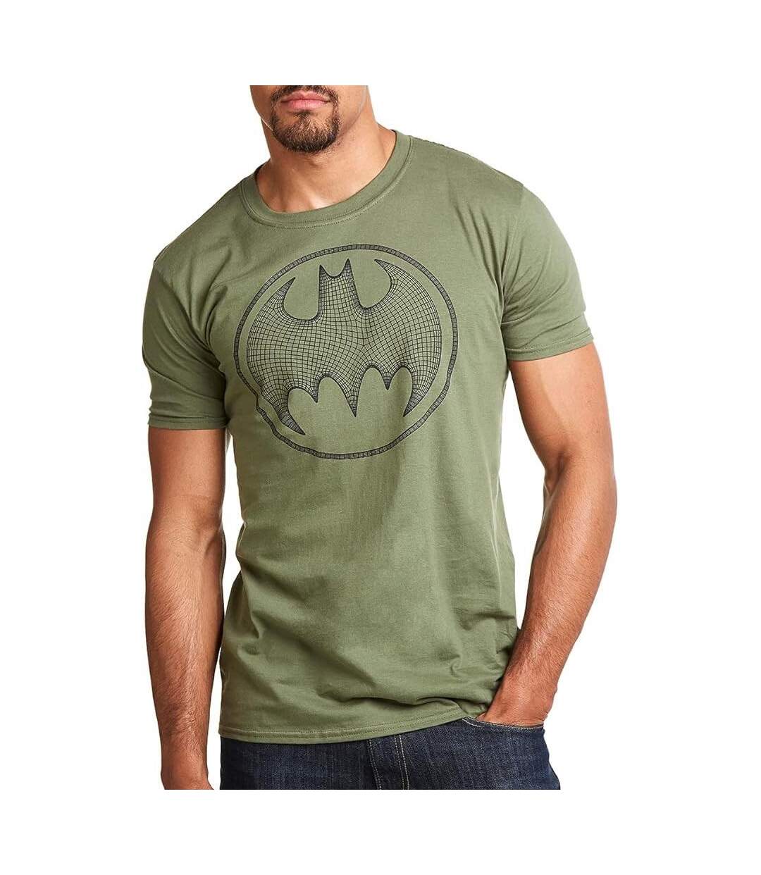 T-Shirt vert homme dccomics batman-1