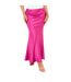 Womens/ladies Satin Maxi Skirt Pink I Saw It First-1