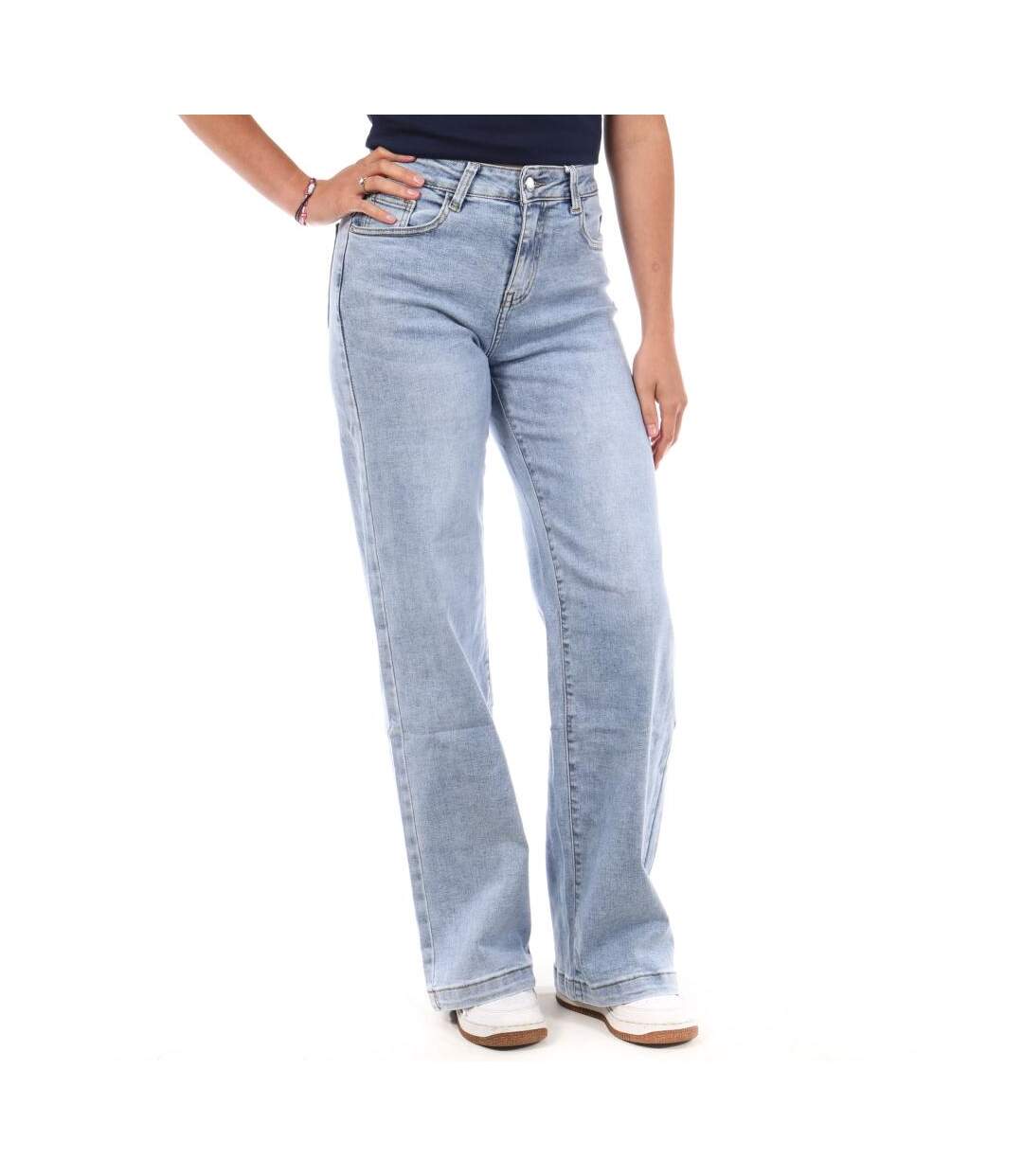 Jean droit bleu femme monday premium 1930a-1