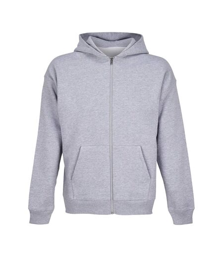 Unisex Adult Jelo Full Zip Hoodie Grey Marl SOLS