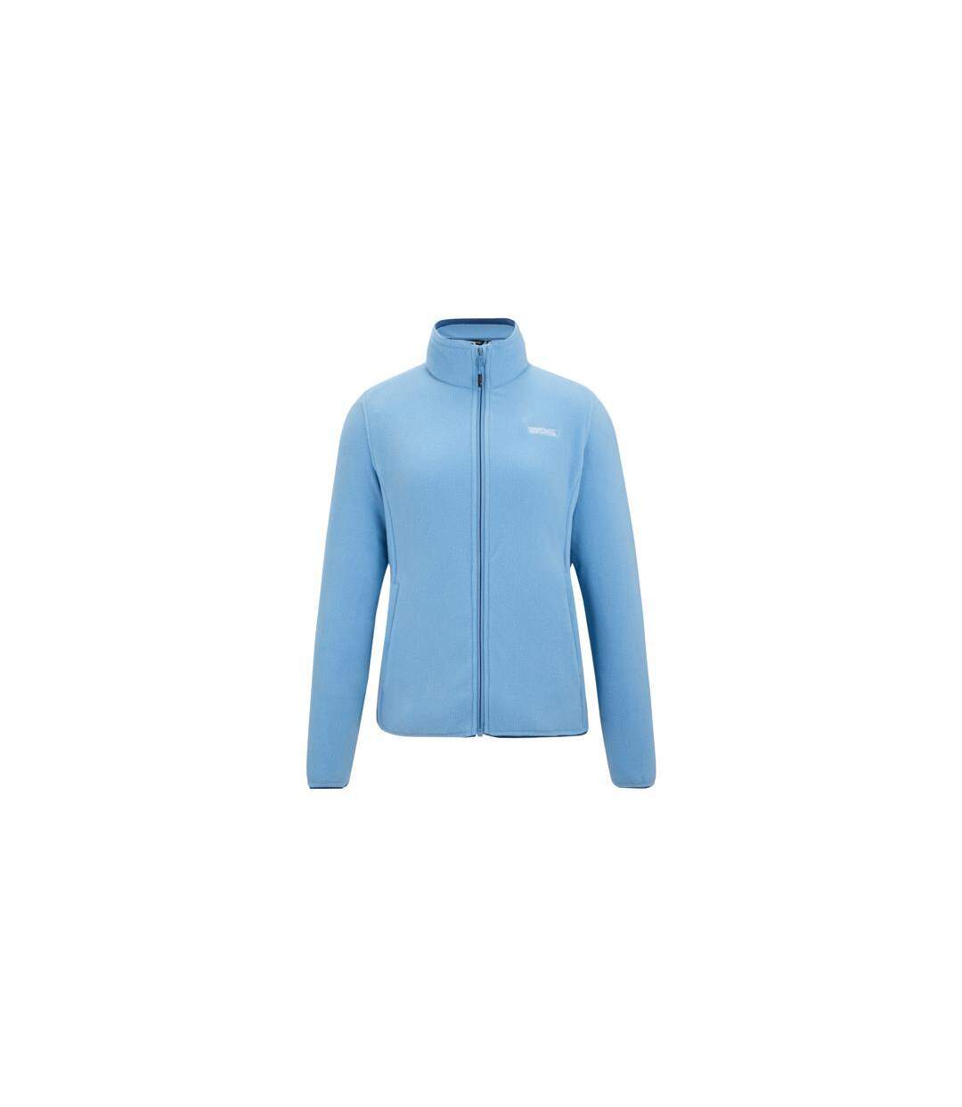 Womens/ladies Clemence Iv Full Zip Fleece Washed Denim Regatta-1
