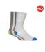 Chaussettes posical homme gris / multicolore Crosshatch Crosshatch