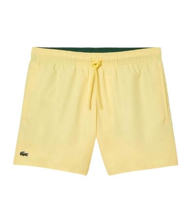 Short de bain homme jaune Lacoste