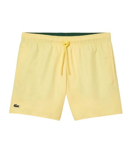 Short de bain homme jaune Lacoste