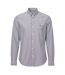 Mens Striped Regular Long-sleeved Shirt White Navy Lacoste-1