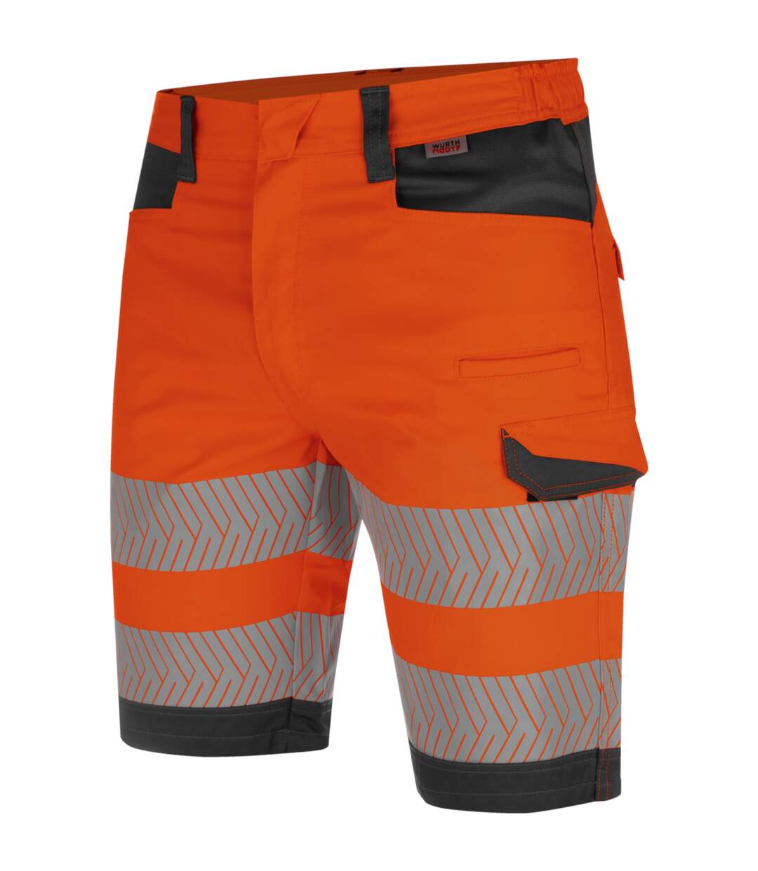 Bermuda de travail haute-visibilité fluo orange/anthracite Würth MODYF