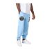 Mens Badge Hybrid Jogging Bottoms Sky Mercier-4