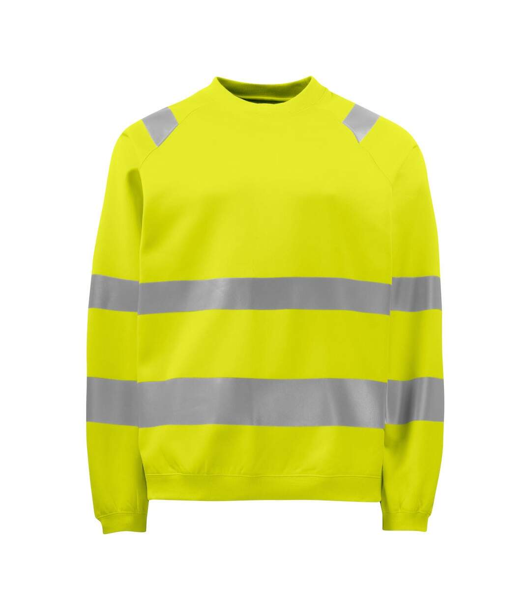 Mens Reflective Tape Sweatshirt Yellow Projob-1
